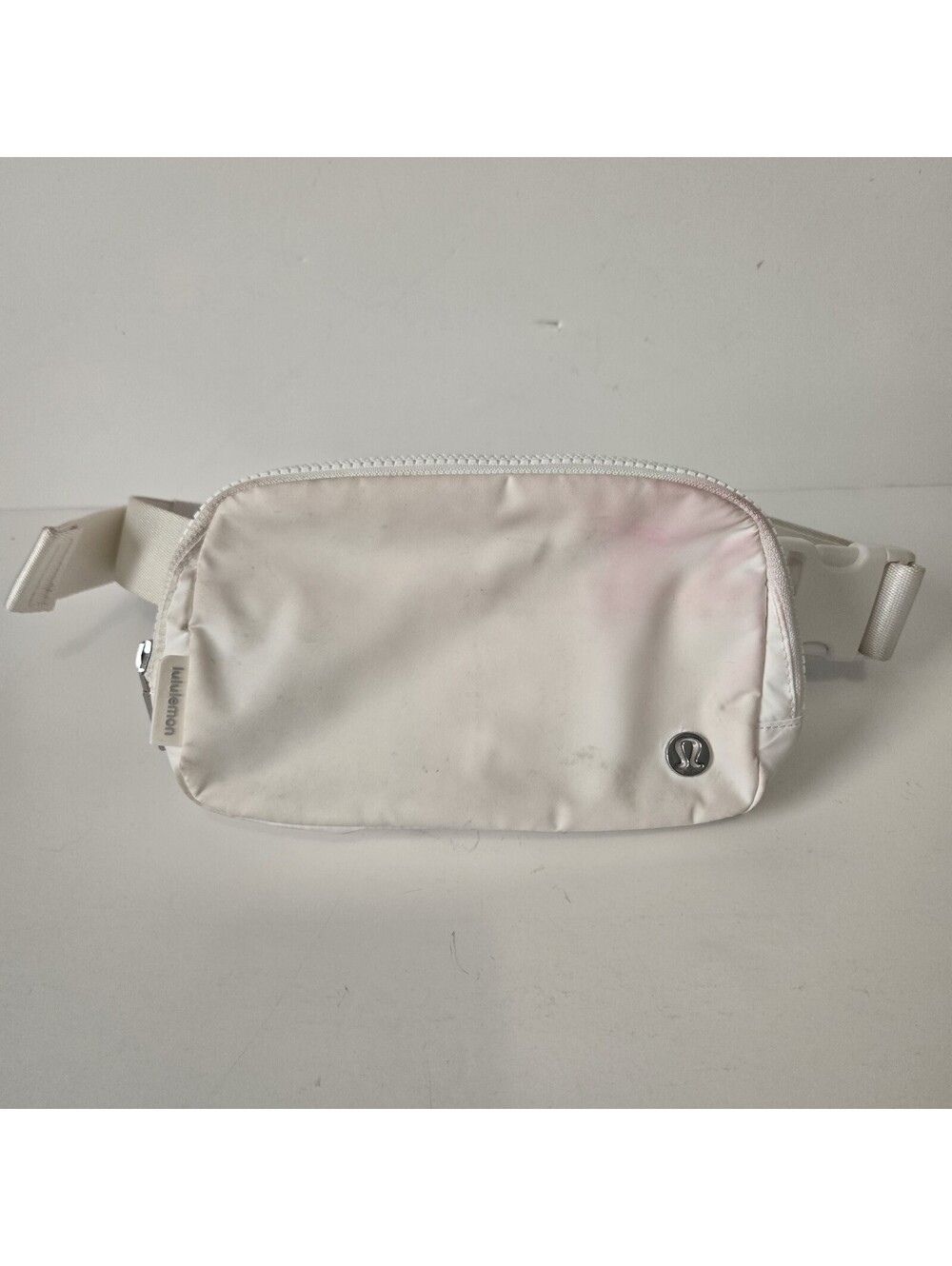 Lululemon White Crossbody Belt Bag Size Small - Stained
